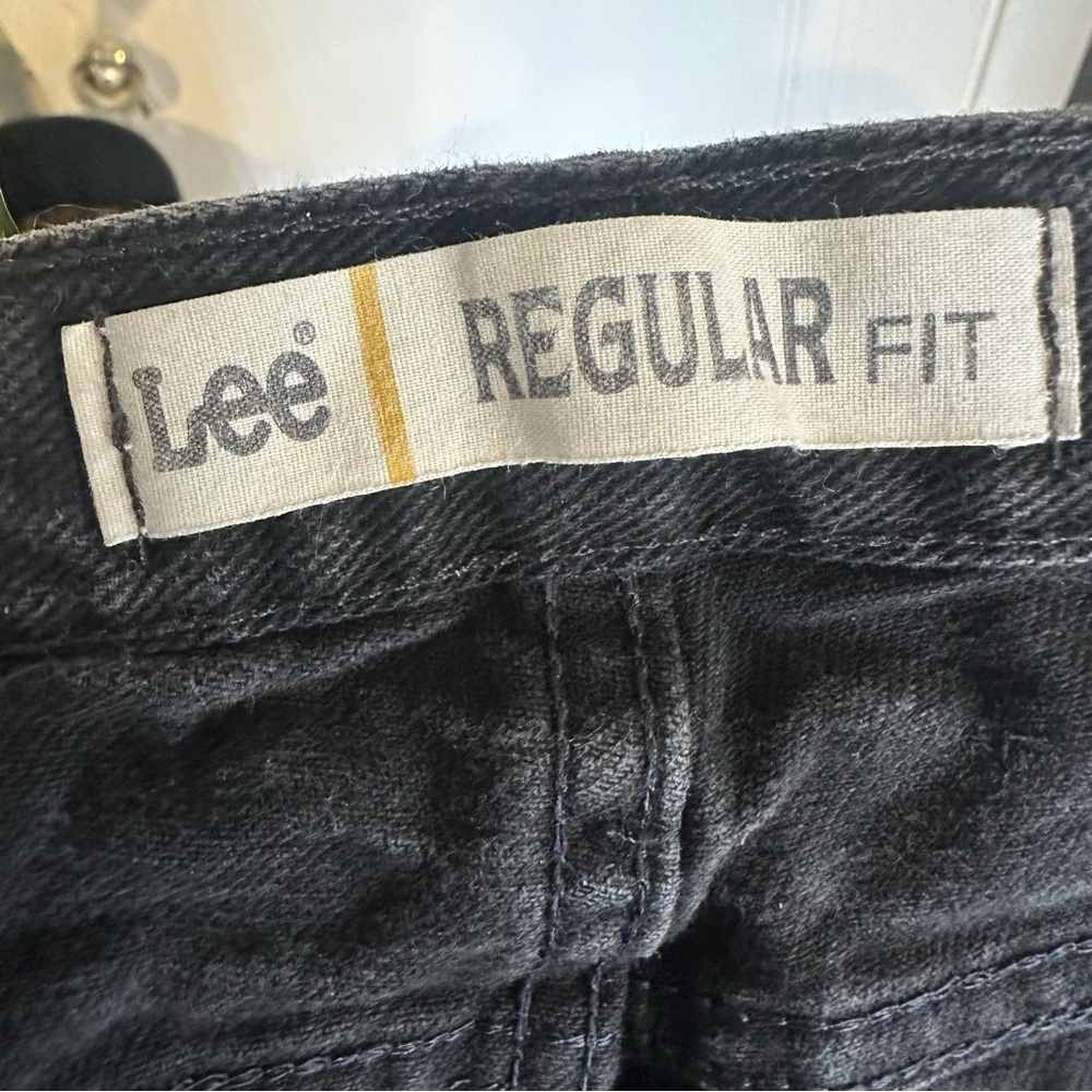 Lee Regular Fit Jeans Men’s 33x30 Black Straight Leg - Picture 14 of 16